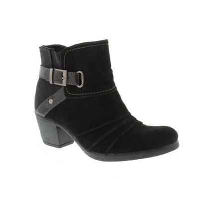 Black Black 'Butte' ladies ankle boots